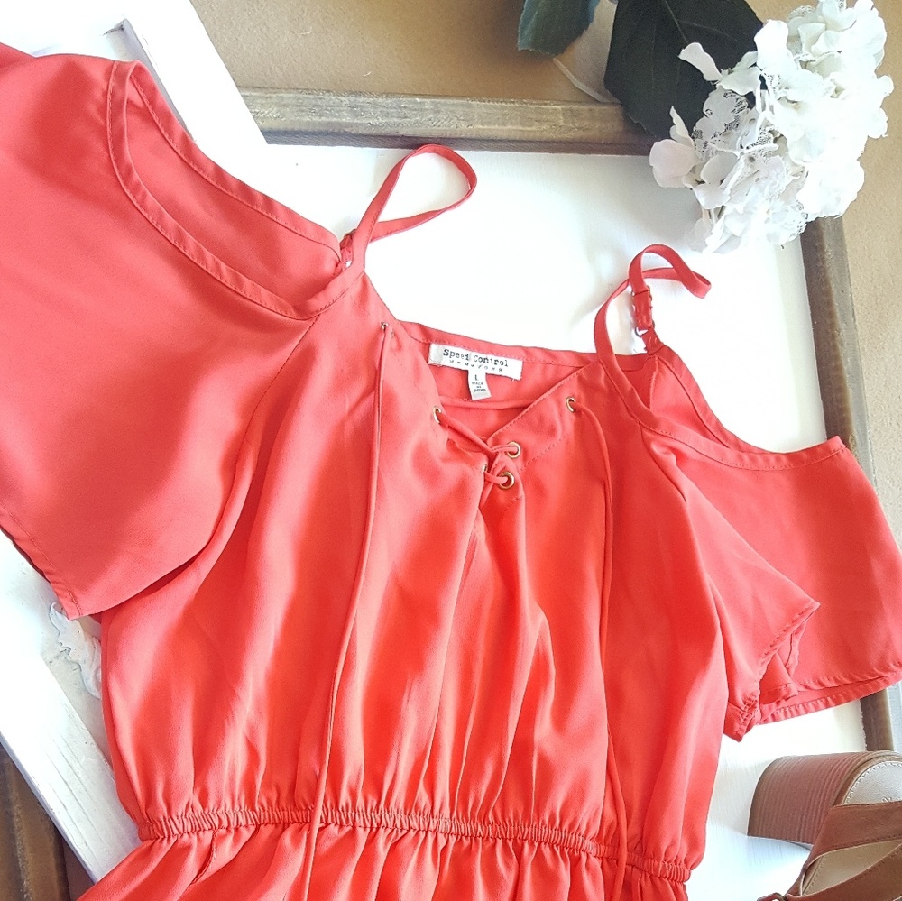 🌺Bright Red off the shoulder dress - Picture 6 of 6